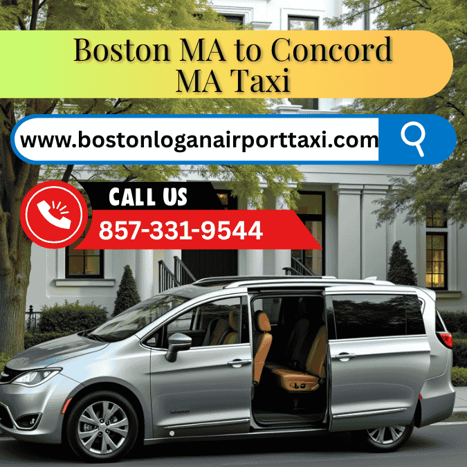 Boston MA to Concord MA Taxi