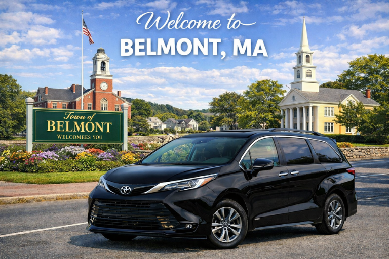 Book a Taxi from Belmont, MA to Boston, MA Today!
