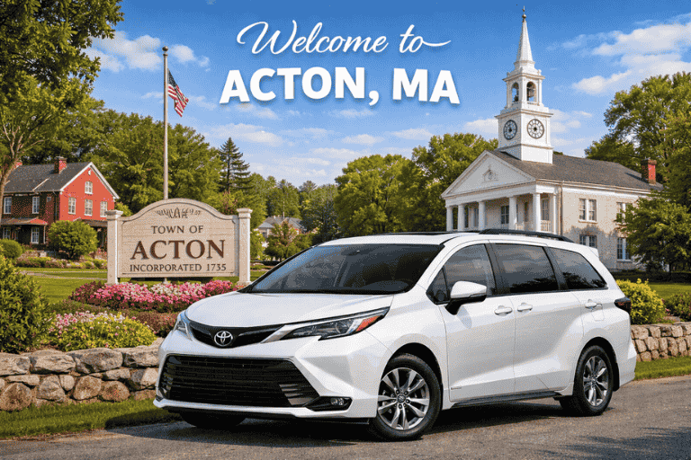 Acton, MA to Boston, MA Airport Taxi Service - Friendly, Safe & Punctual Travel 