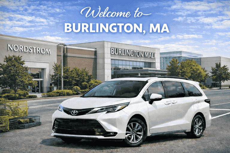 Burlington, MA to Boston, MA Taxi Service Book Now