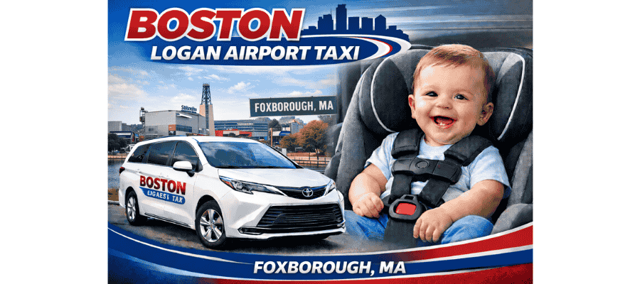 Affordable Car Ride from Foxborough, MA to Boston, MA with Boston Logan Airport Taxi